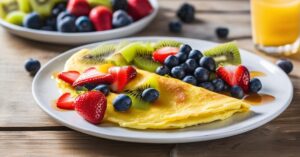 Omlet na słodko: Idealny śniadanie dla sportowców