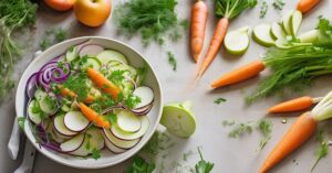 Sałatka z kalarepy: szybki i zdrowy posiłek