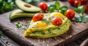 Omlet z awokado: szybki i zdrowy przepis