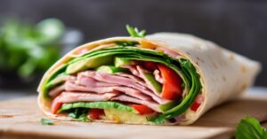 Tortilla z awokado i szynką: szybki i smaczny posiłek