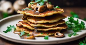 Placki ziemniaczane z sosem kurkowym: szybki i smaczny przepis