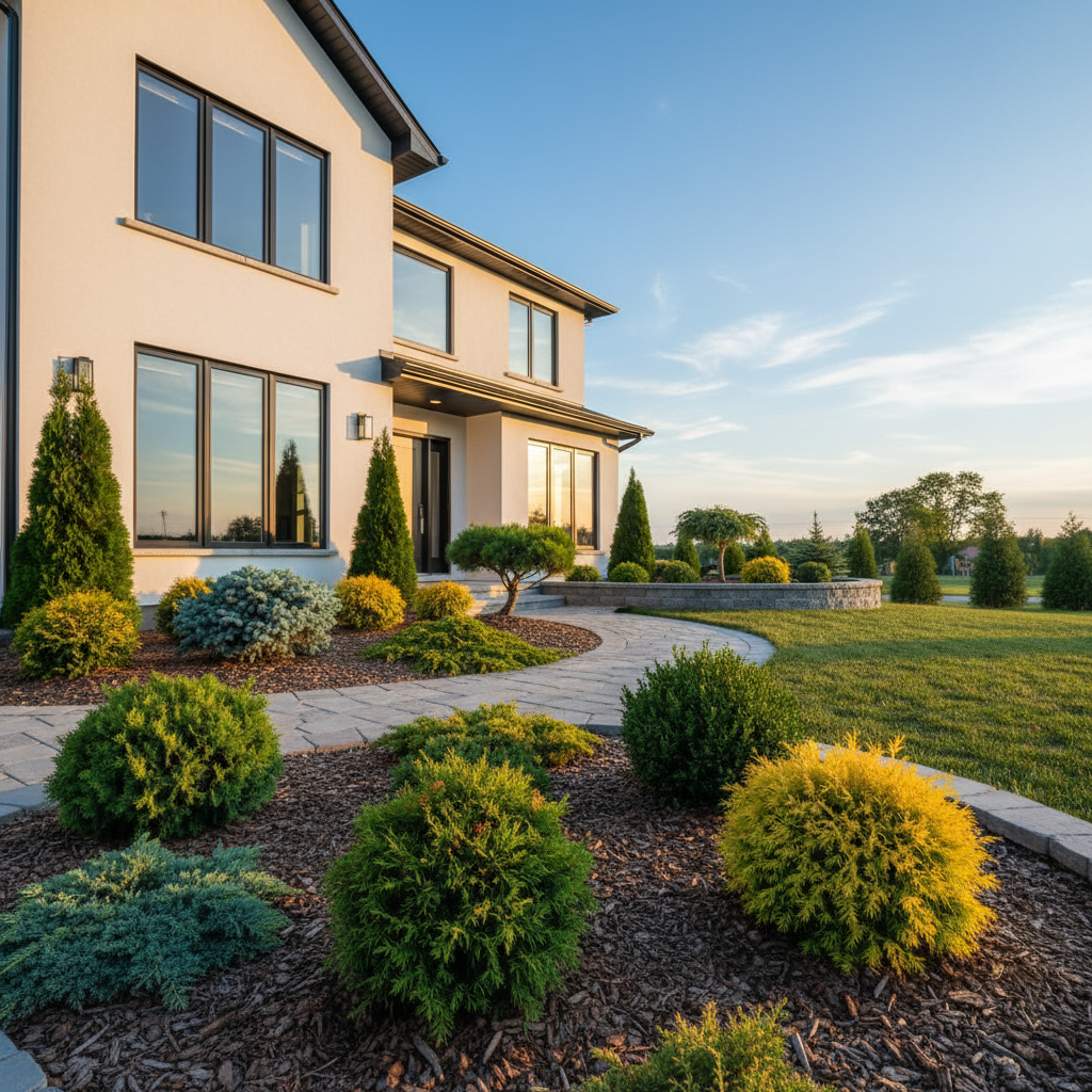 Miniaturowe iglaki - idealne do nasadzeń przed domem