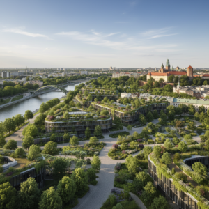 Kraków nabiera zieleni! Nowe projekty zmieniają miasto