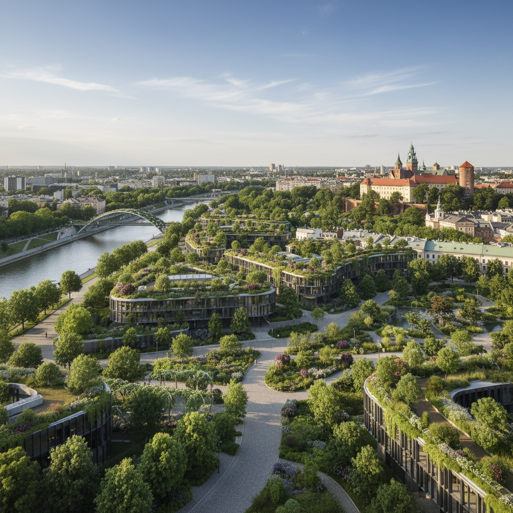 Kraków nabiera zieleni! Nowe projekty zmieniają miasto